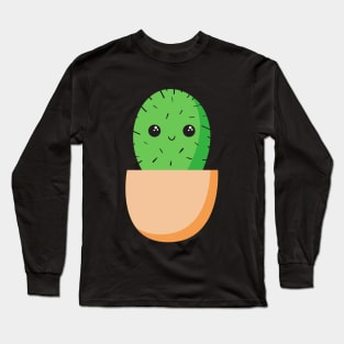 The Cute Cactus Long Sleeve T-Shirt